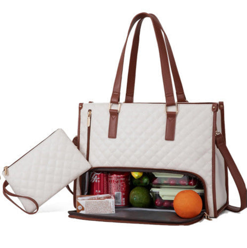 Fashionable Lunch Tote Bag Women's Thermal Insulation Lunch Box
