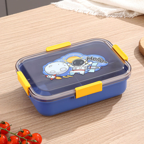 304 Stainless Steel Lunch Box Students Divided Into Lunch Box Three