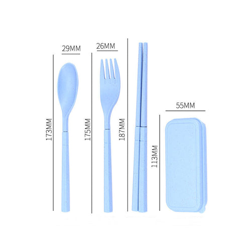Cutlery Knife Fork Spoon Chopsticks Set Storage Box Five Piece Set