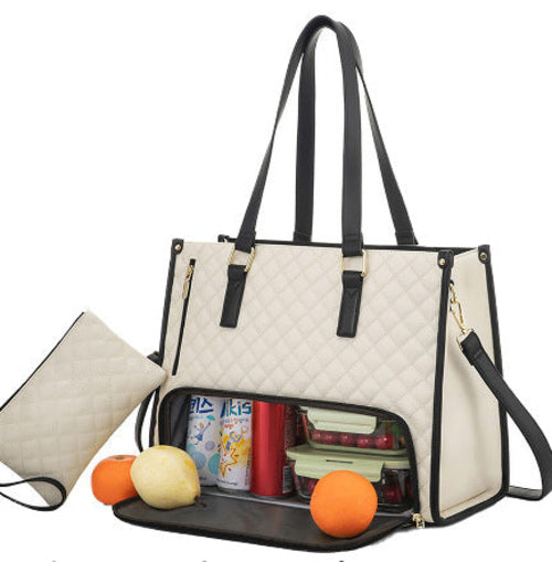 Fashionable Lunch Tote Bag Women's Thermal Insulation Lunch Box