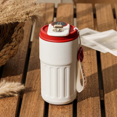 Smart Thermos Bottle with LED Temperature Display – 316 Stainless