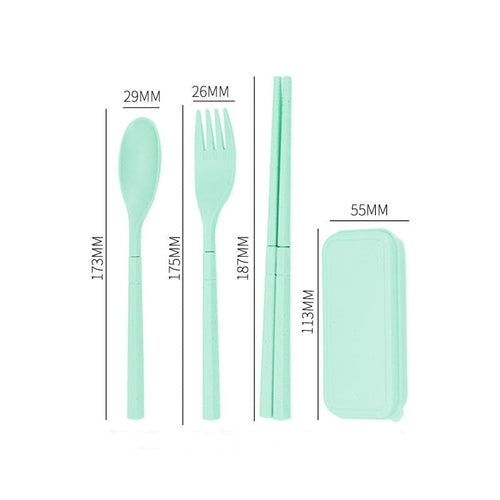 Cutlery Knife Fork Spoon Chopsticks Set Storage Box Five Piece Set